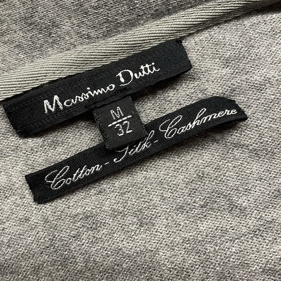Massimo Dutti silk cashmere blend cardigan sweater lightweight button front - Picture 4 of 11
